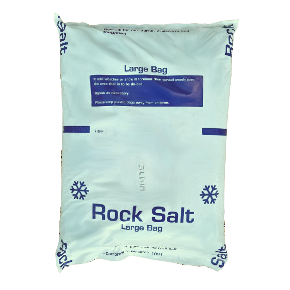 white rock salt bag